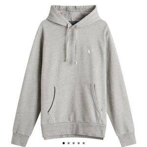 Polo Ralph Lauren SEALED! NWT! Loopback Hoodie in Dark Vintage Heather. Sz Md.
